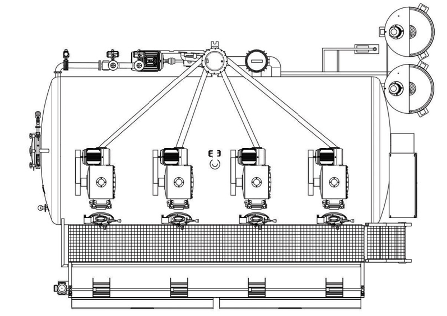Low Liquor Ratio Dyeing Machine